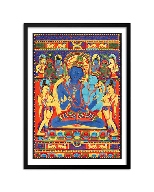 Le Bouddha Suprême Vajrasattva & Sa Parèdre (Original)